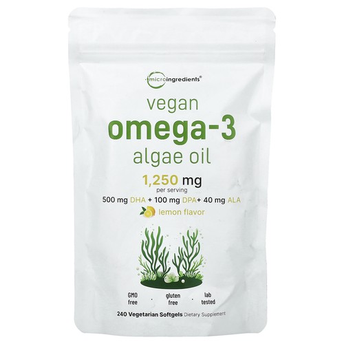 Vegan omega algae oil - omega-3,