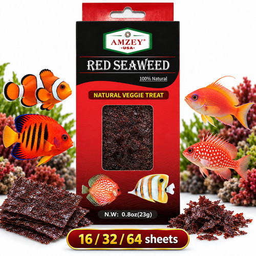 Red nori dried seaweed - red, 16-64