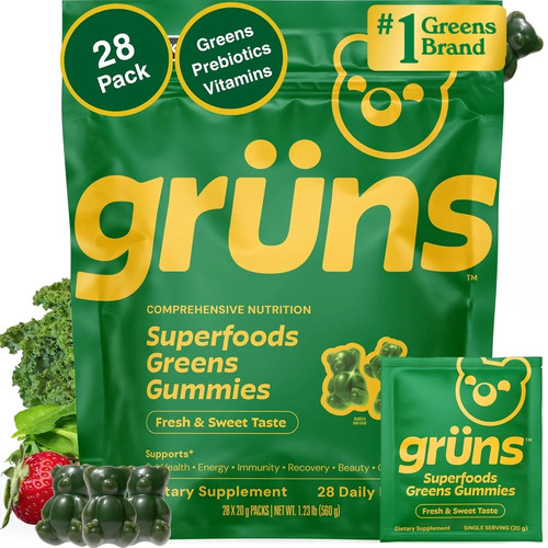 Gruns super greens gummies - gruns,