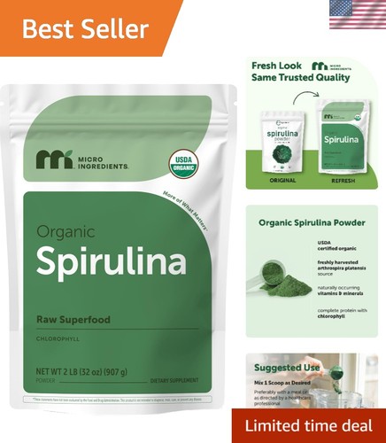 Organic spirulina powder 2lb - organic, powder,