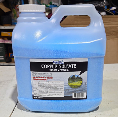 Crystal blue copper sulfate - blue,