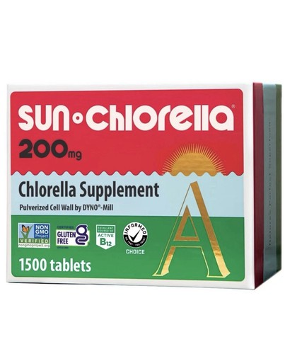 Sun chlorella 200mg whole - chlorella,
